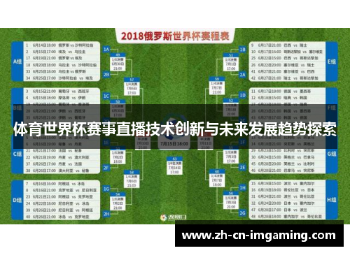 体育世界杯赛事直播技术创新与未来发展趋势探索