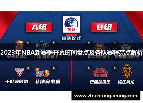2023年NBA新赛季开幕时间盘点及各队赛程亮点解析
